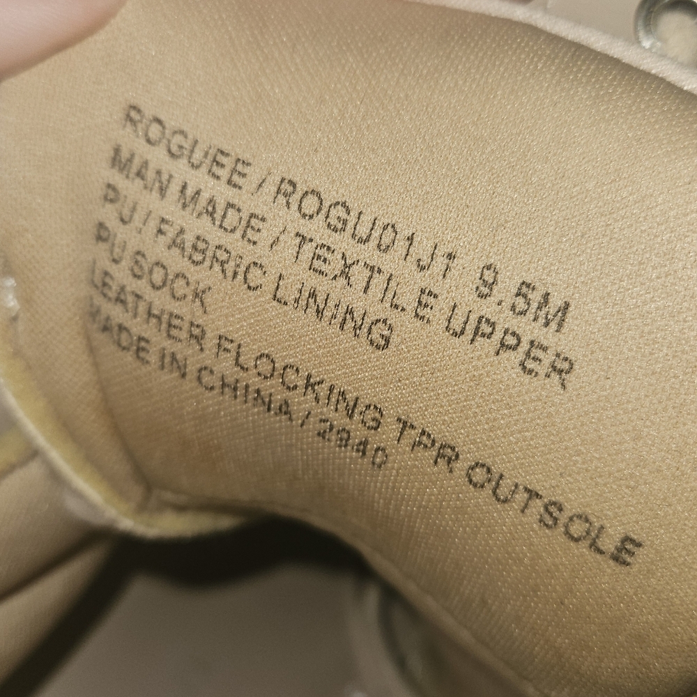 Madden Girl Beige Lace-Up Platform Lug Sole Boots - Size 9.5 - Picture 9 of 10